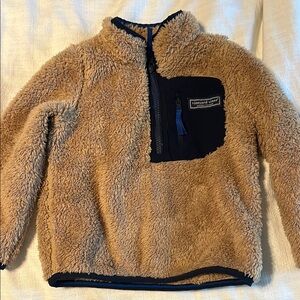 Vineyard Vines Kids Tan Fleece Pullover